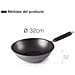 63733 - Wok Basic, wok in ferro 100% naturale con rivestimento antiaderente a tre strati - Foto miniatura 2
