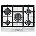 Piano Cottura P5GFXV a Gas 5 Fuochi Gas Colore Inox - Foto miniatura 3
