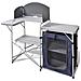 Unità Cucina Da Campeggio Pieghevole Con Parabrezza In Alluminio - Foto miniatura 1