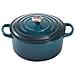 Casseruola Rotonda Evolution in Ghisa Diametro 20 cm Colore Deep Teal Cocotte - Foto miniatura 1