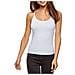 Canotta Donna Modellante Bretelle Sottile Casual Chic 2 Colori Linea Basic - Bianco M - Foto miniatura 1