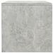 Comodini 2 pz Grigio Cemento 40x30x30 cm in Legno Multistrato - Foto miniatura 7