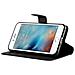 Custodia Compatibile Con Apple Iphone 7 / 7s / 8 / Se 2020 In Nero Carbone - Coperchio Protettiva Con Chiusura Magnetica, Funzione Stand E Tasca Per Le Carte - Foto miniatura 3