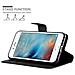 Custodia Compatibile Con Apple Iphone 7 / 7s / 8 / Se 2020 In Nero Carbone - Coperchio Protettiva Con Chiusura Magnetica, Funzione Stand E Tasca Per Le Carte - Foto miniatura 4