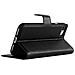 Custodia Compatibile Con Apple Iphone 7 / 7s / 8 / Se 2020 In Nero Carbone - Coperchio Protettiva Con Chiusura Magnetica, Funzione Stand E Tasca Per Le Carte - Foto miniatura 5