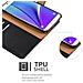 Custodia Compatibile Con Samsung Galaxy Note 5 In Nero Grafite - Coperchio Protettiva Con Chiusura Magnetica, Funzione Stand E Tasca Per Le Carte - Foto miniatura 7