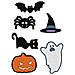 6 Adesivi In Gomma - Halloween - Foto miniatura 3