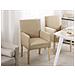 Sedia In Tessuto Beige Rockefeller - Foto miniatura 5