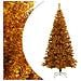 Albero di Natale Artificiale con Supporto Oro 210 cm PET - Foto miniatura 1