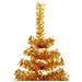 Albero di Natale Artificiale con Supporto Oro 210 cm PET - Foto miniatura 3