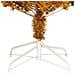 Albero di Natale Artificiale con Supporto Oro 210 cm PET - Foto miniatura 5