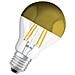Lampadina Led Standard Oro Chiaro Filamento A Specchio - 4w Equivalente 37 E27 - Bianco Caldo - Foto miniatura 3