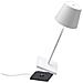 Lampada A Led Da Tavolo Poldina Pro Mini Bianca Ricaricabile E Dimmerabile Con Batteria Fino A 12 Ore - Foto miniatura 2