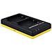 Caricabatterie Dual con Micro-USB per Fujifilm NP-W126 / NP-W126s Interno Colore Nero / Giallo - Foto miniatura 3