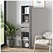 Libreria Grigio Sonoma 36x30x171 Cm In Legno Multistrato - Foto miniatura 1