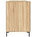 Scrivania Rovere Sonoma 140x50x75 Cm In Legno Multistrato - Foto miniatura 6