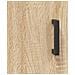Scrivania Rovere Sonoma 140x50x75 Cm In Legno Multistrato - Foto miniatura 9