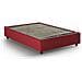 Letto Piazza E Mezza Nicole, Letto Contenitore Con Rivestimento In Tessuto, 100% Made In Italy, Apertura Frontale, Adatto Per Materasso Cm 120x190, Rosso - Foto miniatura 4
