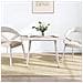 Piano Tavolo Bianco 100x50x2,5 Legno Massello Pino Rettangolare - Foto miniatura 2