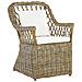 Set Tavolo E 6 Sedie Rattan Naturale Maros /olbia - Foto miniatura 4