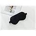 Maschera Per Dormire In Seta Di Gelso Al 100%. Black - Foto miniatura 4
