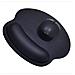 Tappetino Per Mouse In Pelle Con Poggiapolsi Per Ufficio E Gaming Black - Foto miniatura 3