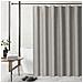 Tenda Da Doccia In Lino Con Ganci  Larghezza 240 X Altezza 200 - Foto miniatura 2
