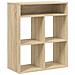 Libreria Rovere Sonoma 66x31x80 Cm In Legno Multistrato - Foto miniatura 2