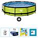 Piscina Fuori Terra - In Giro - 360x360x76 Cm - Groen - Include Accessori Coordinati Cb23 - Foto miniatura 1