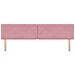 Testiera  con bottoni in cristallo, tufted, rosa, 200 cm, velluto - Foto miniatura 4