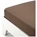 Lenzuolo Inferiore In Cotone Colore Marrone Misura Singolo - Foto miniatura 1