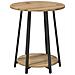 Set di 2 Tavolini  in Rovere Artigianale con Legno Ingegnerizzato e Metallo - Foto miniatura 6