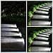 Luci Solari Per Gradini Da Esterno: Illuminazione Bianca Per Giardini E Scale   4 Pack - Foto miniatura 3