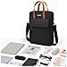 Borsa Per Laptop Multistrato In Poliestere - Resistente All'acqua, Leggera E Antiurto Black 15,6 Pollici - Foto miniatura 2