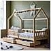 Letto A Cabina Per Bambini 190x90cm In Legno Con Cassetti Marceau - Foto miniatura 2