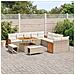 Set Divano da Giardino 13 pcs beige e panna 100 x 100 x 71 cm - Foto miniatura 3