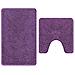 Tappeto da bagno 2 pcs Viola 50 x 50 cm Polipropilene - Foto miniatura 1