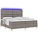 Letto a molle con materasso Talpa 200 x 200 cm Tessuto - Foto miniatura 3