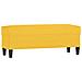 Panca Giallo Chiaro 100x35x41 cm in Tessuto - Foto miniatura 1