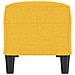 Panca Giallo Chiaro 100x35x41 cm in Tessuto - Foto miniatura 4