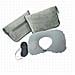 Set Da Viaggio Pieghevole Con Coperta, Cuscino Gonfiabile E Mascherina - Comfort Ottimale Ovunque Grey - Foto miniatura 1