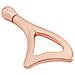 Beauty Scraping Board In Metallo Oro Rosa - Rullo Singolo Per Massaggio Lifting Viso - Foto miniatura 1