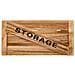 Set Cassetti In Legno 2 Pezzi 36x26x18 -31x21x16h Cm - Foto miniatura 2