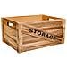 Set Cassetti In Legno 2 Pezzi 36x26x18 -31x21x16h Cm - Foto miniatura 3