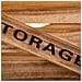 Set Cassetti In Legno 2 Pezzi 36x26x18 -31x21x16h Cm - Foto miniatura 6