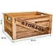 Set Cassetti In Legno 2 Pezzi 36x26x18 -31x21x16h Cm - Foto miniatura 7