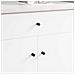 Maniglia per Armadio 2 pcs Nero 18 x 23 mm Ferro - Foto miniatura 2