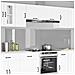 Rivestimento da Cucina 2 pcs Grigio chiaro 110 x 60 cm - Foto miniatura 2