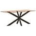 Gamba per Tavolo da Pranzo a Forma di Ragno Nero 150x78x (72-73) cm Acciaio - Foto miniatura 6