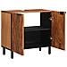 Armadio per Lavabo da Bagno con porta Marrone 62 x 33 x 58 cm - Foto miniatura 2